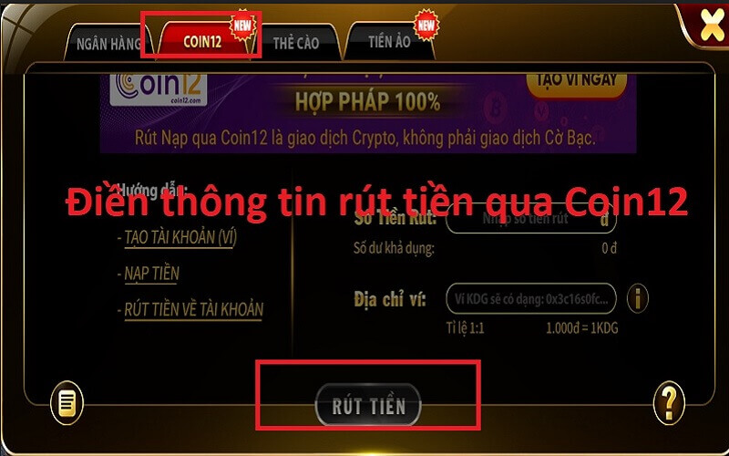 rút tiền Coin12 Top88